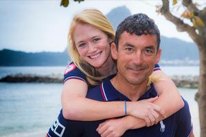 Bora Gulari (Detroit, Mich.) and Louisa Chafee (Warwick, R.I.), Nacra 17 - 2016 Rio Olympic and Paralympic Games photo copyright Daniel Forster http://www.DanielForster.com taken at  and featuring the  class