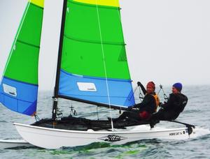 Girls on Top - Yvonne Winspear and Anna Baraniak - Rossborough Round the Island Race photo copyright Bill Harris http://www.shyc.je/Jersey-Regatta// taken at  and featuring the  class