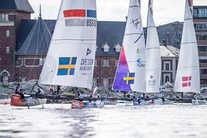 Fleet in action - 2016 M32 Scandinavian Series photo copyright Aston Harald / M32 Series taken at  and featuring the  class