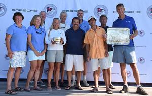 Noroton Yacht Club Team: Glenn Morrison (skipper), Scott Macleod, James Linville, Lee Morrison (skipper, team captain), Susan Morrison, Robert Monro, Paul Steinborn, Steve Shepstone (skipper), Tom Kinney, Brit Hall, Melissa Shepstone photo copyright Makena Masterson / New York Yacht Club taken at  and featuring the  class