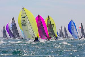 2016 Cascais SB20 World Championships - Day 1 photo copyright Neuza Pereira taken at  and featuring the  class