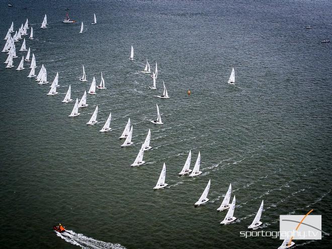 Recalled start, Etchells Worlds - Day 1, September 5, 2016 ©  Etchells Worlds http://www.etchellsworlds2013.it/