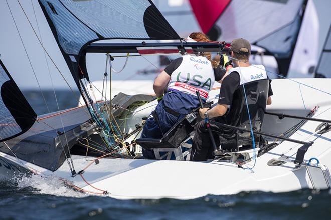 Porteous and McKinnon, SKUD-18 class - 2016 Rio Paralympic Games ©  Richard Langdon http://www.oceanimages.co.uk