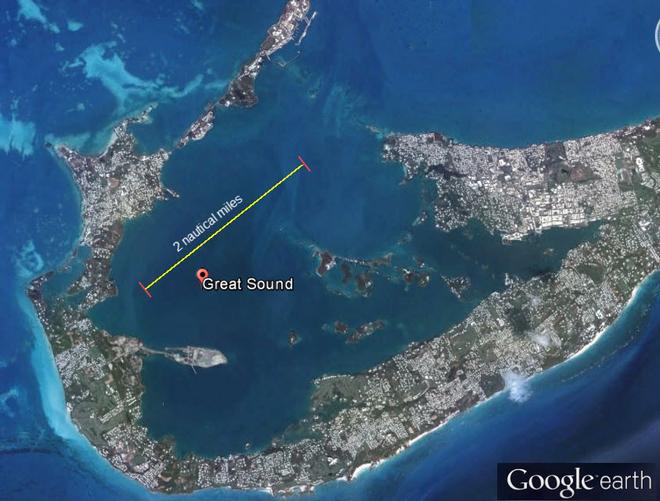 America’s Cup course - Bermuda © SW