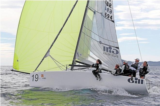 Miles Quinton's Gill Race Team GBR694 - the current leader - Marinepool Melges 24 European Championship © Pierrick Contin / IM24CA
