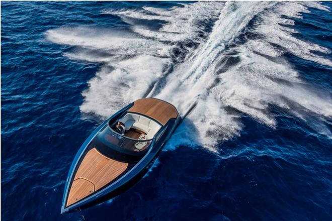Aston Martin AM37 powerboat unveiled at the prestigious Monaco Yacht Show © Quintessence Yachts