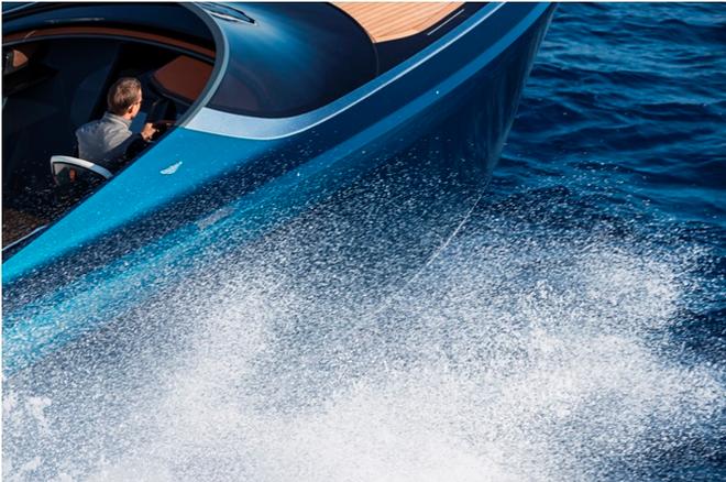 Aston Martin AM37 powerboat unveiled at the prestigious Monaco Yacht Show © Quintessence Yachts