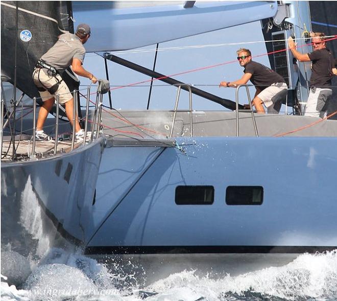 Crash sequence - Les Voiles de St Tropez © Ingrid Abery http://www.ingridabery.com