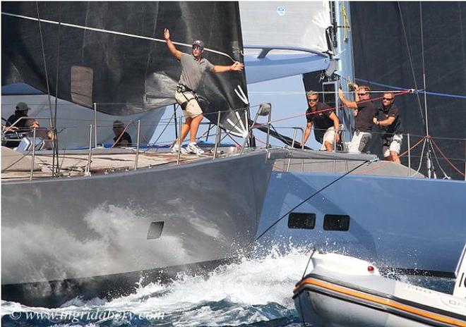 Crash sequence - Les Voiles de St Tropez © Ingrid Abery http://www.ingridabery.com