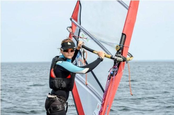 Estonian Olympic Windsurfer Ingrid Puusta © RS:X Class . http://www.rsxclass.com