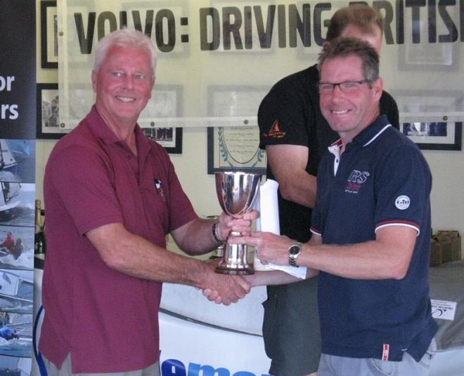 Champion – first Steve Bolland, second Steve Sallis and third Martin Harrison - Volvo Noble Marine RS300 National Championship © Exe Sailing Club