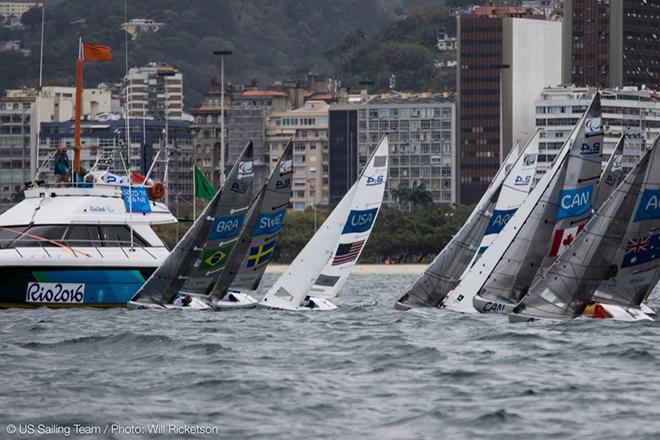 Ryan Porteous and Maureen McKinnon (at left), SKUD-18 class - 2016 Rio Paralympic Games © Will Ricketson / US Sailing Team http://home.ussailing.org/