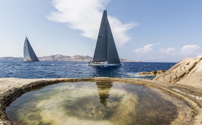 Racing off the Costa Smeralda's spectacular course - Maxi Yacht Rolex Cup ©  Rolex / Carlo Borlenghi http://www.carloborlenghi.net