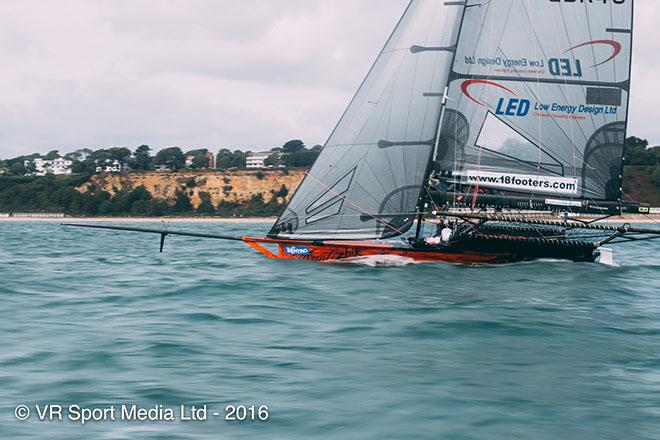 2016 18 Foot Skiff Euro Grand Prix - Sandbanks Poole - Day 4 © VR Sport Media Ltd