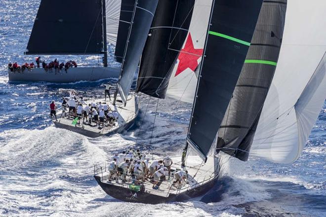 Bella Mente, Robertissima III, Momo, Maxi Yacht Rolex Cup & Rolex Maxi 72 World Championship 2016. ©  Rolex / Carlo Borlenghi http://www.carloborlenghi.net
