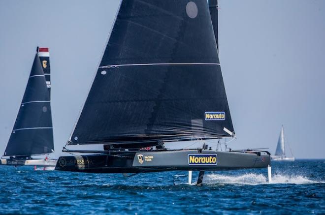 Norauto on the charge in Sotogrande - GC32 La Reserva de Sotogrande Cup © Jesus Renedo / GC32 Racing Tour