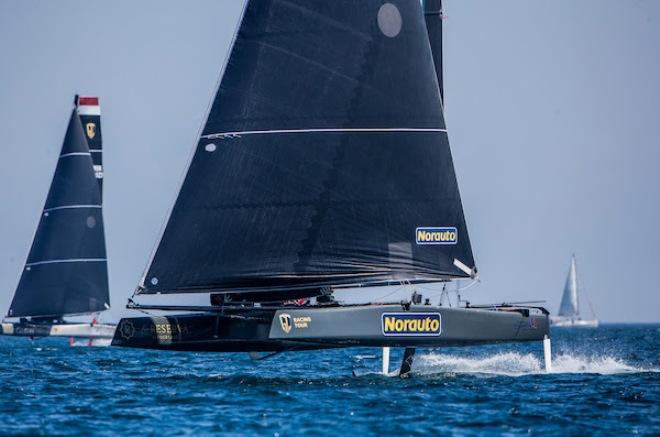 Norauto on the charge in Sotogrande - GC32 La Reserva de Sotogrande Cup © Jesus Renedo / GC32 Racing Tour