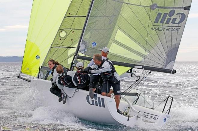Miles Quinton's Gill Race Team GBR694 - the current leader - Marinepool Melges 24 European Championship © Pierrick Contin / IM24CA
