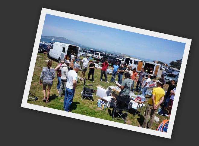 Slalom racing on the San Francisco city front! © USA 4 Windsurfing Campaign