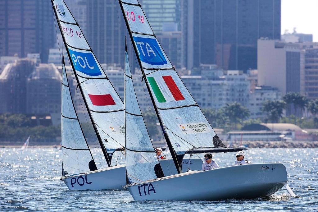 SKUD 18 - 2016 Paralympics - Day 1, September 13, 2016 photo copyright Richard Langdon / World Sailing taken at  and featuring the  class