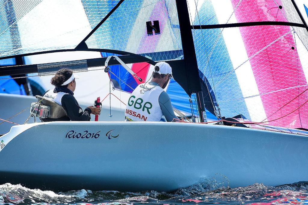 SKUD 18 - 2016 Paralympics - Day 1, September 13, 2016 photo copyright Richard Langdon / World Sailing taken at  and featuring the  class