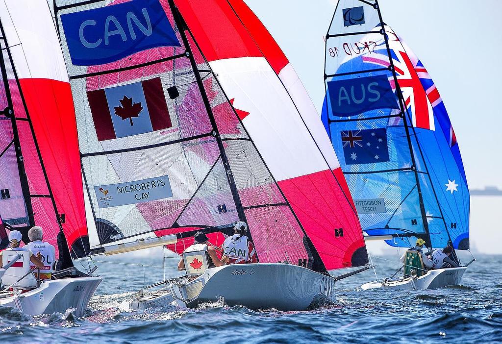 SKUD 18 - 2016 Paralympics - Day 1, September 13, 2016 photo copyright Richard Langdon / World Sailing taken at  and featuring the  class