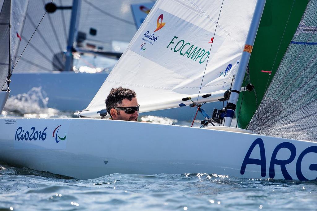 ARG - Norlin 2.4 - 2016 Paralympics - Day 2, September 14, 2016 © Richard Langdon / World Sailing