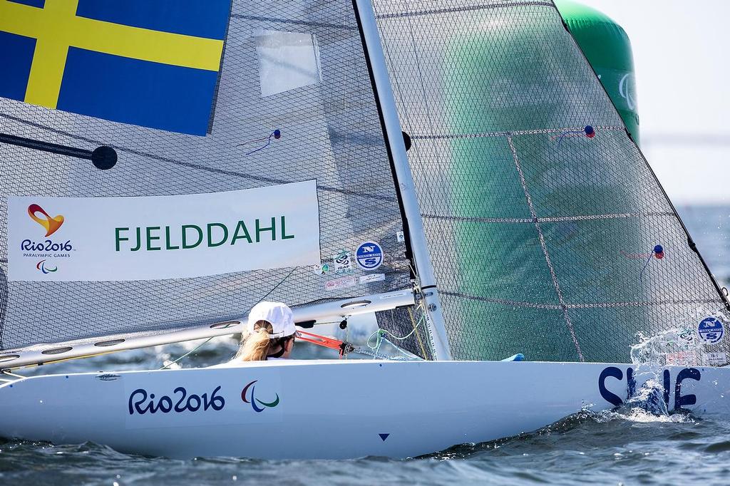 SWE - Norlin 2.4 - 2016 Paralympics - Day 2, September 14, 2016 © Richard Langdon / World Sailing