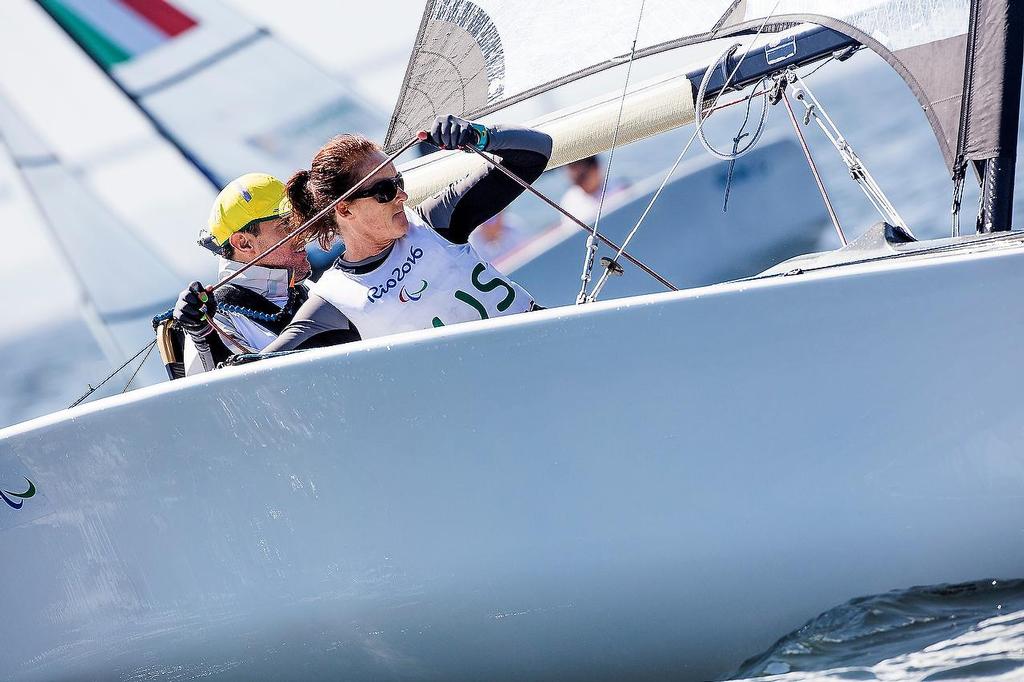 SKUD 18 - 2016 Paralympics - Day 1, September 13, 2016 photo copyright Richard Langdon / World Sailing taken at  and featuring the  class