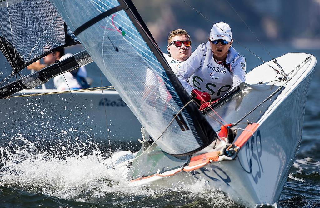 SKUD 18 - 2016 Paralympics - Day 1, September 13, 2016 photo copyright Richard Langdon / World Sailing taken at  and featuring the  class