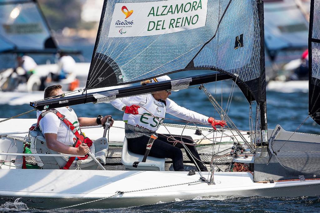 SKUD 18 - 2016 Paralympics - Day 1, September 13, 2016 © Richard Langdon / World Sailing