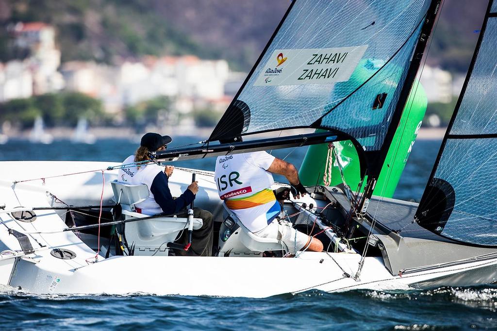 Israel - SKUD 18 - 2016 Paralympics - Day 2, September 14, 2016 &copy; Richard Langdon / World Sailing