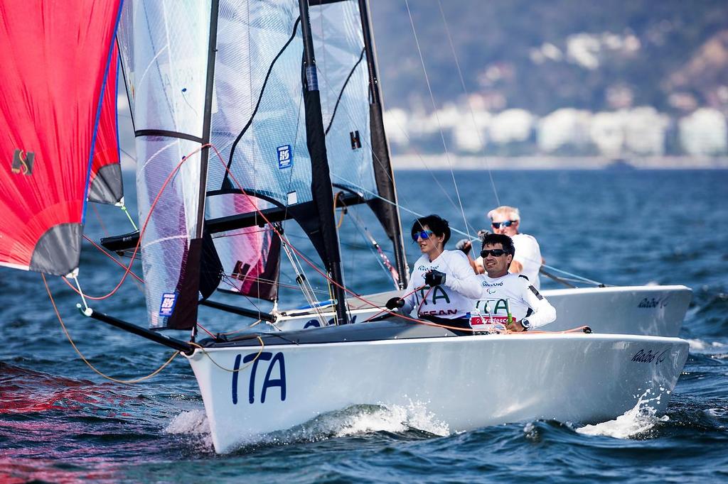 ITA - SKUD 18 - 2016 Paralympics - Day 2, September 14, 2016 &copy; Richard Langdon / World Sailing