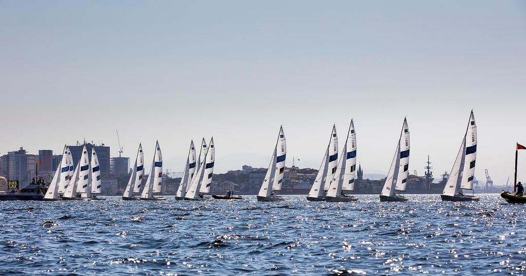 Tight racing in the Sonar - 2016 Paralympics - Day 1, September 13, 2016 photo copyright Richard Langdon / World Sailing taken at  and featuring the  class