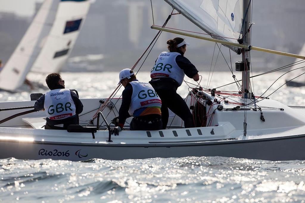 Sonar (GBR) - 2016 Paralympics - Day 3, September 15, 2016 © Richard Langdon / World Sailing