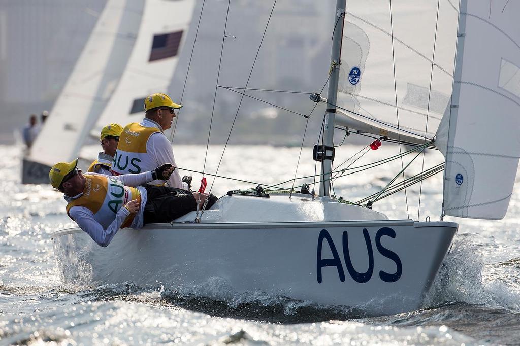 Sonar - 2016 Paralympics - Day 3, September 15, 2016 © Richard Langdon / World Sailing