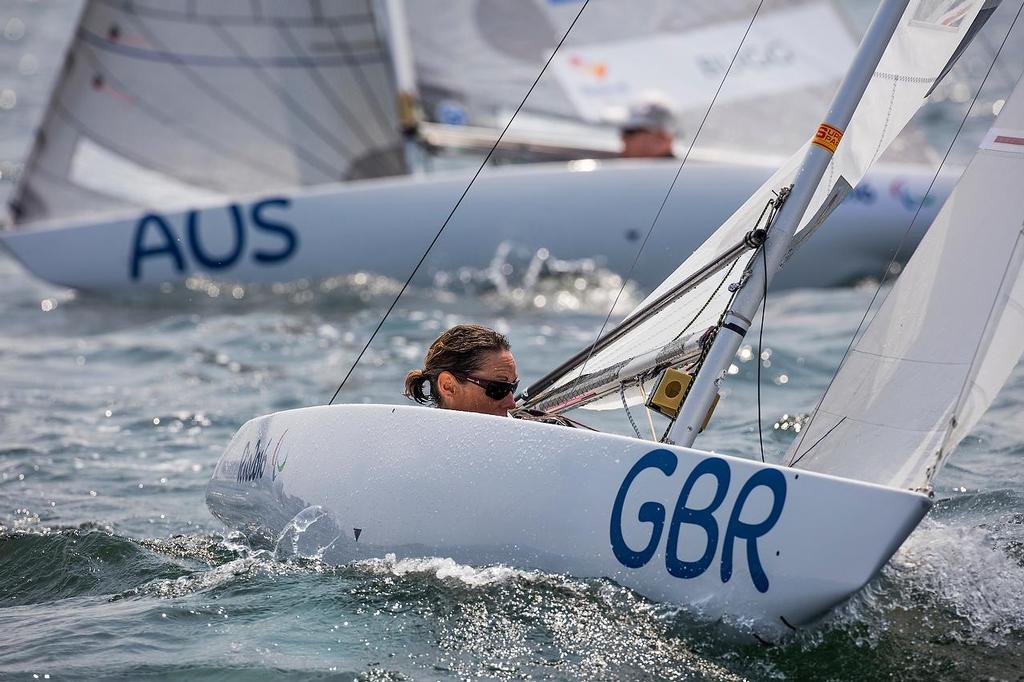 Helen Lucas (GBR) 2.4 Norlin OD - 2016 Paralympics - Day 4, September 16, 2016 © Richard Langdon / World Sailing