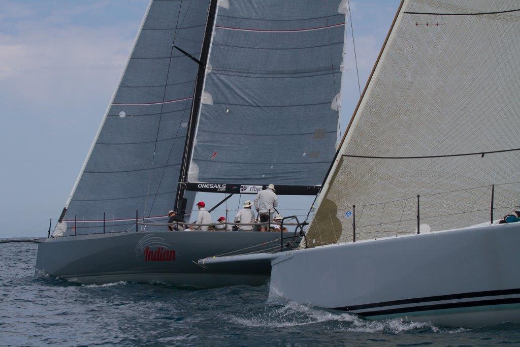 Indian and M3 racing in the 2015 race - Roland Smith Ocean Race &copy; Susan Ghent