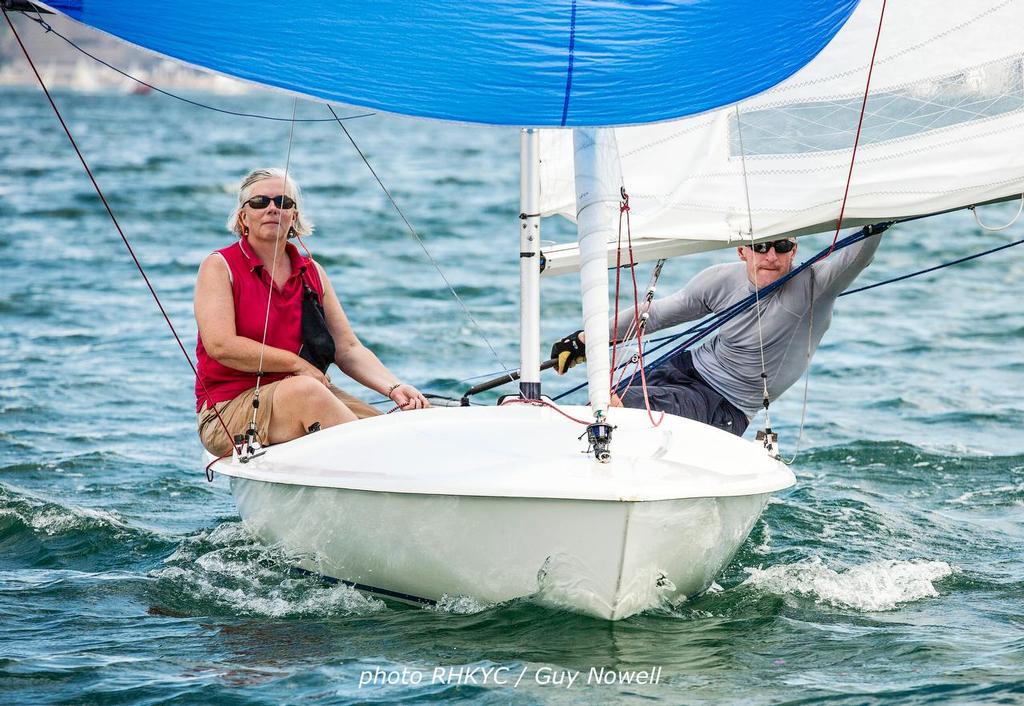 FFlying Rear Commodore. RHKYC Autumn Regatta 2016 photo copyright  RHKYC/Guy Nowell http://www.guynowell.com/ taken at  and featuring the  class