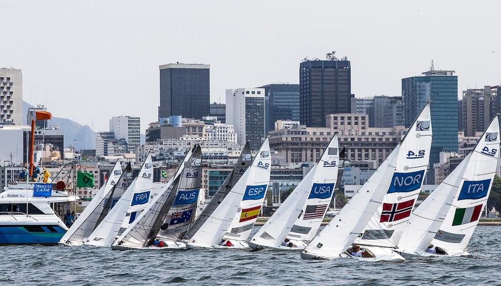 Start - 2.4 Norlin OD - 2016 Paralympics - Day 4, September 16, 2016 © Richard Langdon / World Sailing