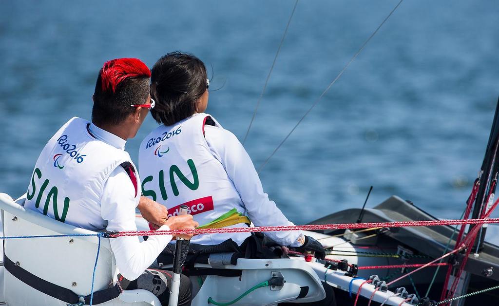 SKUD18 - 2016 Paralympics - Day 3, September 15, 2016 photo copyright Richard Langdon / World Sailing taken at  and featuring the  class