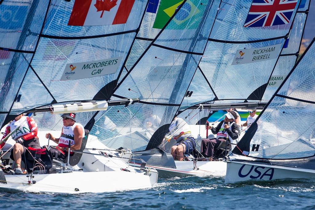 SKUD18 - 2016 Paralympics - Day 3, September 15, 2016 photo copyright Richard Langdon / World Sailing taken at  and featuring the  class