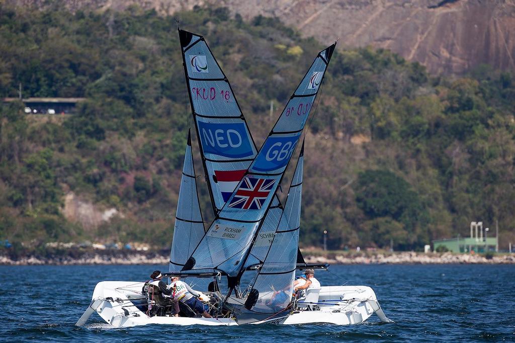 SKUD 18- 2016 Paralympics - Day 4, September 16, 2016 photo copyright Richard Langdon / World Sailing taken at  and featuring the  class