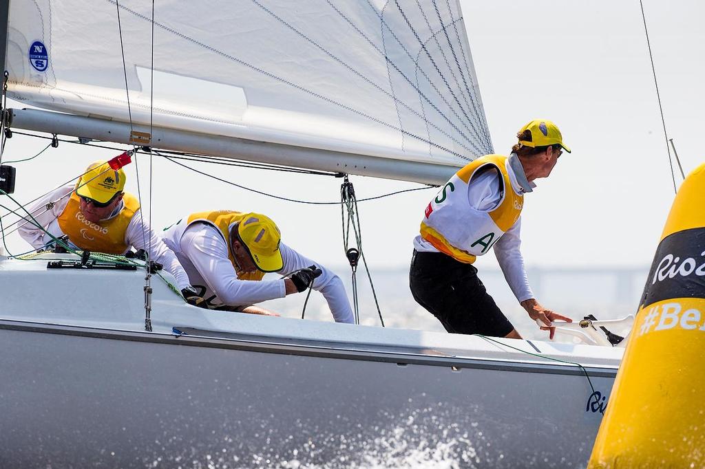 Sonar (AUS) - 2016 Paralympics - Day 3, September 15, 2016 © Richard Langdon / World Sailing