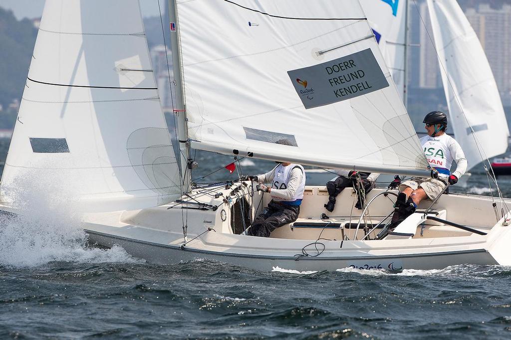 Sonar (USA) - 2016 Paralympics - Day 3, September 15, 2016 © Richard Langdon / World Sailing