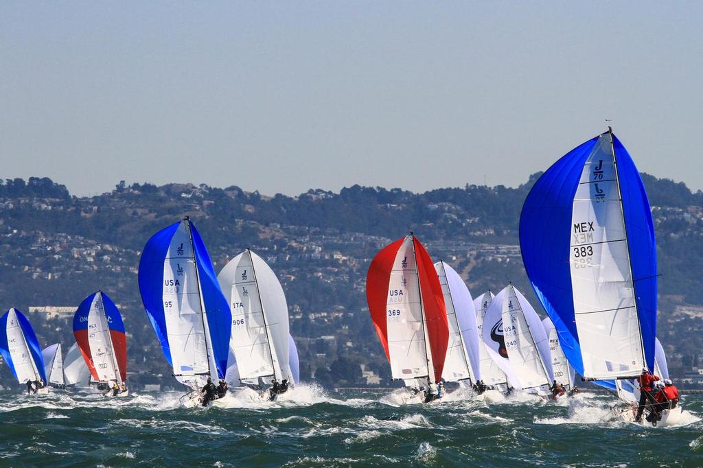 - Alcatel J-70 Worlds - Day 1, St Francis Yacht Club © Chris Ray