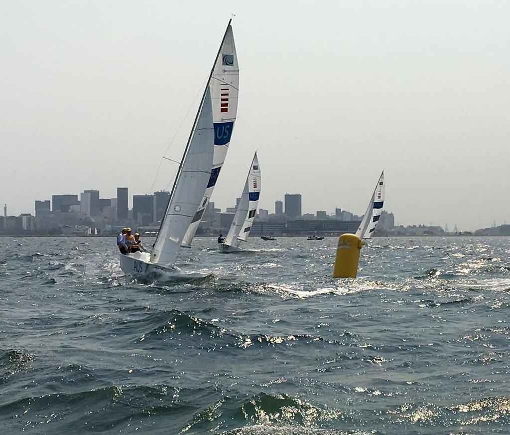 Sonar - 2016 Paralympics - Day 3, September 15, 2016 © Richard Langdon / World Sailing