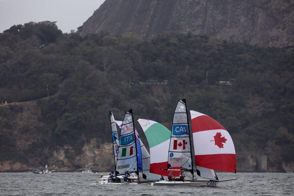 SKUD 18 fleet - 2016 Paralympics - Day 5, September 16, 2016 © Richard Langdon / World Sailing