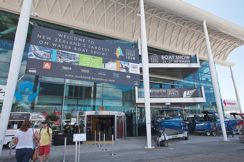 Entrance - Auckland On the Water Boat Show - 2016, Viaduct Harbour © Marine Industry Association .