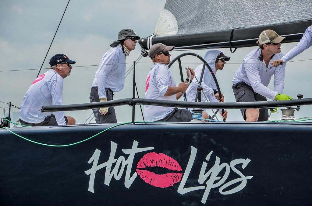Owner-driver Chris Whitford and the Hot Lips team tied Norboy on points.  - Farr 40 North American Championship © Sara Proctor http://www.sailfastphotography.com